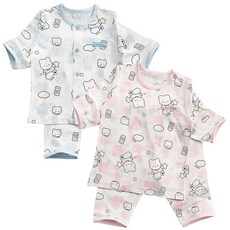 여름 세일/부드러운칼라/여름필수템/신상/유아용/시원한7부(칠부) (여름용) -밀크 베이비