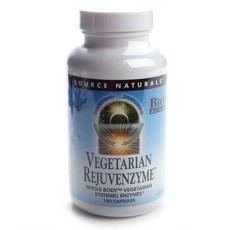 SOURCE NATURALS 素食Rejuvenzyme膠囊, 1罐, 180顆