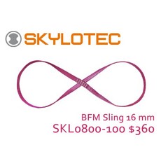 SKYLOTEC BFM Sling 16 mm 扁帶環，多款長度繩環，輕量耐用，戶外攀岩登山必備, 紫色 100cm, 紫色