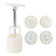 100G DIY 3D 달의 달 케이크 몰딩크림액세스 Lotus & 잉어형 목수형제 등 100G DIY 3D 달축제에 호환 가능한 달축제를 누릅니다., 1세트