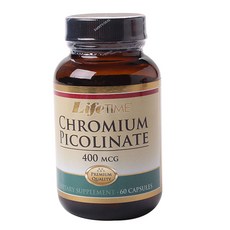 Life Time Lifetime 吡啶甲酸鉻 400 微克膠囊, 60入, 1個, 60顆