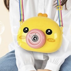 병아리 비눗방울 카메라 7752 + 버블액 세트, 노랑, 1개