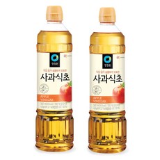 청정원 사과식초, 500ml, 2개