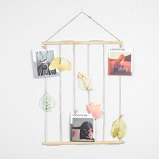 우드 포토 행거 노끈 벽에 사진 걸기 붙이기 꾸미기, 우드포토행거, 우드포토행거