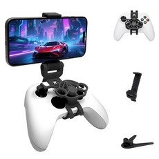 X-box OneX-box Series XS 게임 컨트롤러 레이싱 스티어링 휠 부착 액세서리용 휴대폰 홀더가 있는 TXW 미니, Black