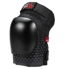 Triple Eight KP 44 무릎 패드 - 스케이트보드 인라인 스케이팅/롤러블레이드 롤러 더비 및 자전거를 위한 튼튼한 보호, Triple Eight KP 44 튼튼한 스케이트보드, 1개