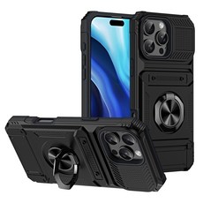 適用於iPhone16PROMAX手機殼適用於蘋果IP15PRO插卡支架適用於Pixel9防摔套