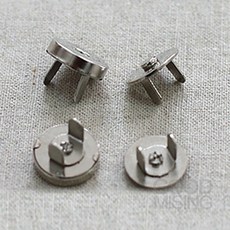 소잉팩토리 발자석 (엔틱 실버) (14mm 18mm) 2개입, 2개, 실버14mm