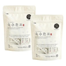 강고집 20가지 국산 자연재료 육수한포 80g 총 총 2개 (4g 40포), 4g