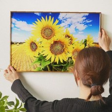 MN 풍수액자 60x40cm 행운그림, 큐빅 액자 60x40 (나무와 코끼리 가로형), 큐빅 액자 60x40 (나무와 코끼리 가로형)