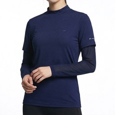 아소트 여성 냉감 반목 쿨티 프리미엄 일체형 토시티셔츠 골프 아웃도어 등산 작업복