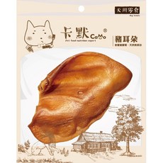 卡默 CaMo 台灣豬耳朵 單片包裝 安心耐咬寵物零食, 嚴選豬耳朵, 60g, 10包