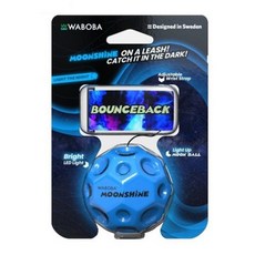 WABOBA MOONSHINE 發光月亮球 附可調式腕帶, 藍色, 1個