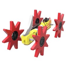 영재교구 동력전달 사륜구종 톱니바퀴 로봇만들기/ 조립키트 돌봄교실 오토봇 엄마표, 1개