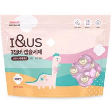 I&US 3效合一洗衣膠囊, 30顆, 1包