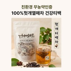 속정화관리식품 진한 헛개열매차 지구자차 티백 무농약 국산, 20개, 3g