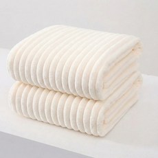 브리즈앤비 구름 바스타올 1+1 호텔 수건, 1세트, 퓨어화이트 2개입