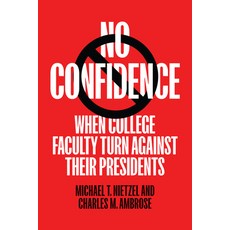 (영문도서)No Confidence: When College Faculty Turn Against Their Presidents Paperback, Johns Hopkins University Press, English, 9781421453569