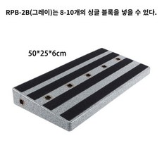 기타이펙터 일렉기타 통기타 이펙터 페달 록하우스, 회색(RPB-2B), 1개