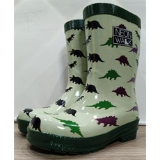 NEON WALK 尼沃 兒童世紀恐龍雨靴 25碼 橡膠材質，可愛造型，防滑耐磨，讓孩子雨天出行更安全