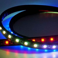 대목 네오픽셀 블랙튜브 LED바 모듈별매 절단가능, 24V용 검정띠 70cm