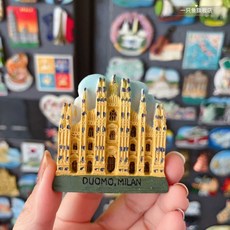 마카오마그넷 마카오기념품 성바울성당 마그네틱 마카오성당 냉장고 세계, AN. 밀라노 대성당