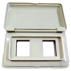 插座保護蓋 防水防雨蓋板 TY-60A 1孔2孔, 1個