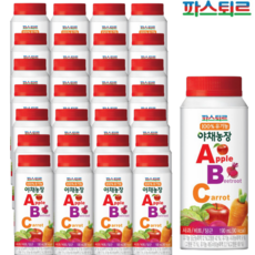 파스퇴르 100% 유기농 야채농장 ABC 냉장주스, 190ml, 28개