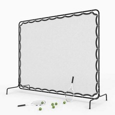 테니스 리바운드 네트 연습방 스탠드 리턴 연습기 망, 1개, 올리센 리바운드 네트