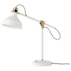 IKEA RANARP 落地燈 - 立地伸長手臂閱讀燈 補光燈, 白色 閱讀燈