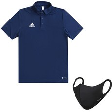 adidas 愛迪達 中性款短袖polo衫+口罩