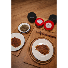 부자두부 국내산 수제 양념 콩잎, 1개, 200g