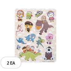 비앤씨 모여라 뽀로로 공룡 판자석, 2개, 14조각