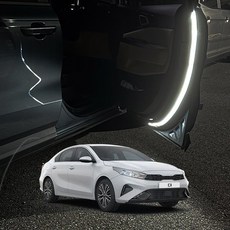 자이포라 기아 더뉴K3 LED 도어 비상 경고등 워닝 시인성 사이드램프 화장거울, 모듈만 추가(부속품X)/도어라이트모듈(1개)