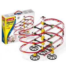 3세 입체구조 회전레일 구슬롤러코스터 단계별 트랙 회전운동 아이큐향상