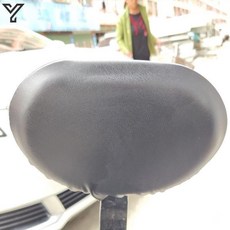 H嚴選好物電動車坐墊防雨罩自行車坐套防曬防水耐磨雙麵套皮革四季通用座墊, 通用型高彈力雙面後靠背, 1個