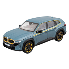다이캐스트 1:24 BMW XM 모델 비엠 합금 고퀄리티 모형 장식, 푸른 색, 1개