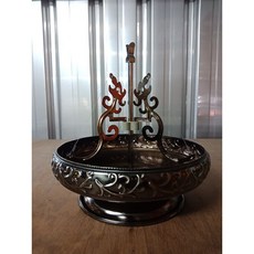 泓展工藝坊 龍形古銅色香環爐 環香爐 圈香爐 圈香