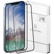 SINJIMORU 滿版混合鋼化玻璃手機螢幕保護貼, 2片