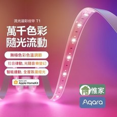 Aqara 流光溢彩燈帶 T1 萬千色彩 隨光流動 智能聯動 全屋氛圍燈光, 詳見包裝, 詳見包裝, 一米延長包