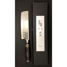 工具家達人 西滿 大馬士革 VG-10 日式菜刀 肉桂刀 切菜刀 切肉刀 切水果刀 薄刃菜刀 片刀, 1個, 額外手工磨利
