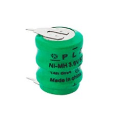 니켈수소 코인 PLB Ni-MH 3.6V 60mAh 1:1핀타입 14h 60mA[pw], 1개