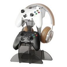 RUNHome 아크릴 게임패드 트롤러 헤드셋 컨트롤러 거치대 스탠드, 1개, 블랙, ZS-51