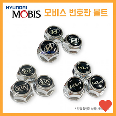 차량 장식 번호판볼트 넘버판 고정나사, 현대 번호판 볼트, 1개, 상품 상세페이지 참조 (7037)