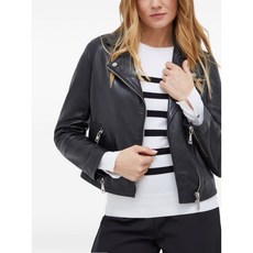 게스 지퍼 레더 재킷