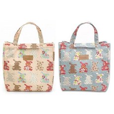 핸디 보온보냉가방 특대, 블루토끼, 1개