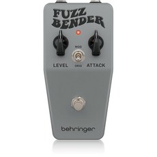 베링거 Behringer 빈티지 스타일 퍼즈 페달 전설적인 퍼즈 페달을 재현 2가지 모드 탑재 컴팩트한 메탈 케이스 FUZZ BENDER, 1개
