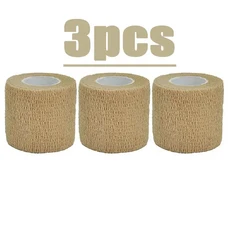 3/6/15/30/48개 베이지색 스포츠 자가 접착 탄력 붕대 테이프 4.5m 엘라스토플라스트 무릎 보호대 손가락, 04 2.5cmx4.8m, 07 3pcs