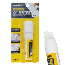 스틱형 스티커 끈적이 클리너 크리너 제거펜 리무버, 1개, 1g, 1ml