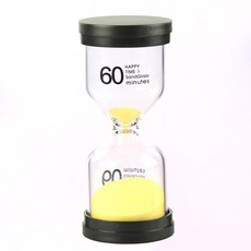 라스고 인테리어 모래시계 타이머, 노랑